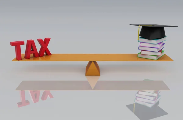 Tax Concept with Books — Stock Photo, Image