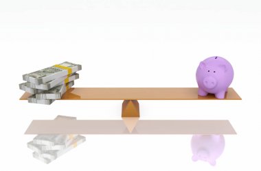 Yeni Hint para birimiyle kumbara 