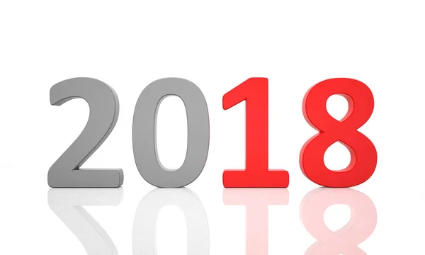 Yeni Yıl 2018 — Stok fotoğraf