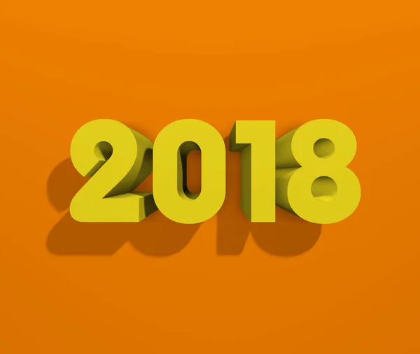 Nieuwjaar 2018 — Stockfoto