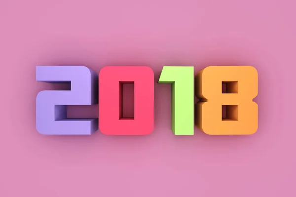 2018年新年 — 图库照片