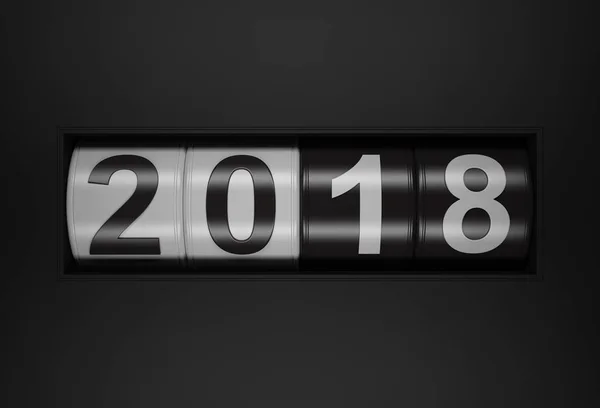 Nieuwjaar 2018 — Stockfoto