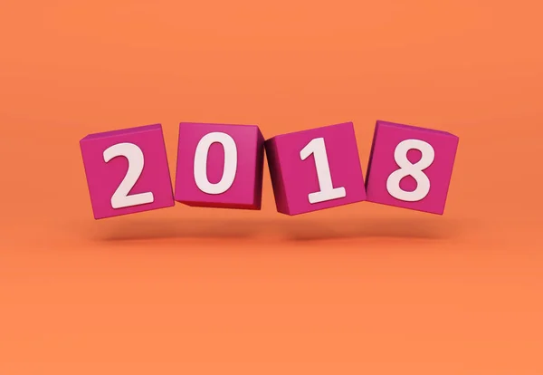 Yeni Yıl 2018 — Stok fotoğraf