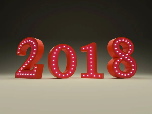 Anul Nou 2018 — Fotografie, imagine de stoc