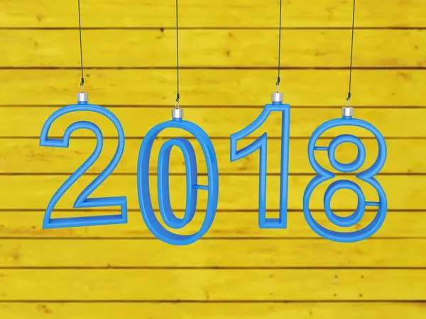 Ano Novo 2018 — Fotografia de Stock