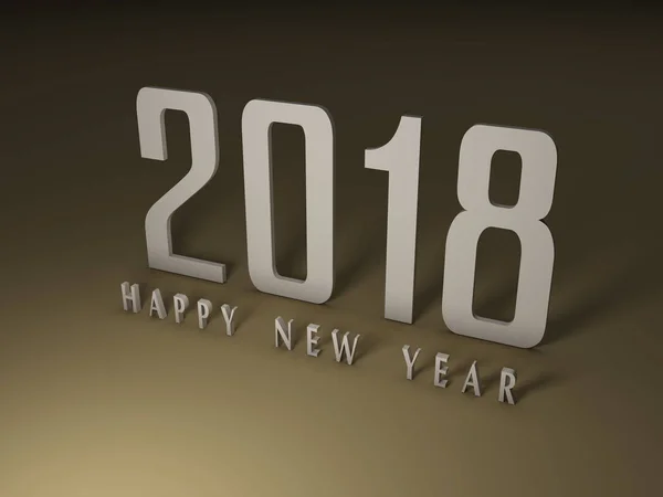 2018年新年 — ストック写真