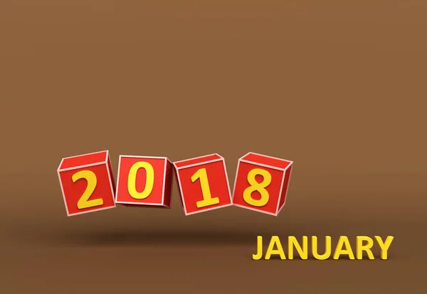 Yeni Yıl 2018 — Stok fotoğraf