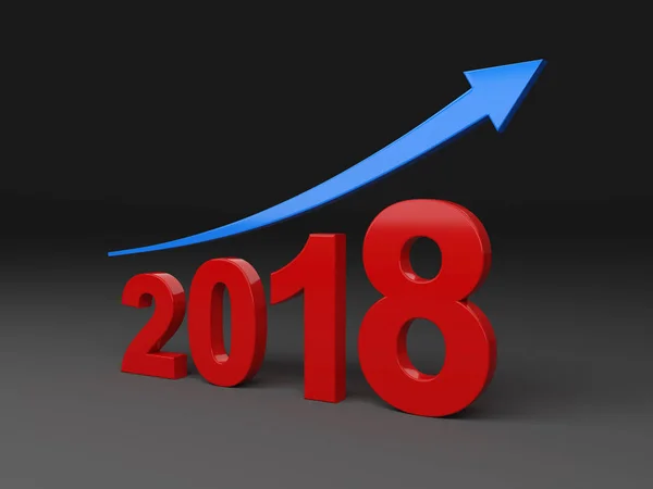 Ano Novo 2018 — Fotografia de Stock