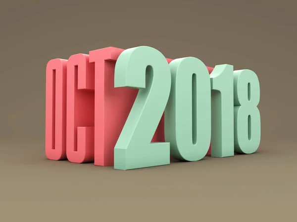 Año Nuevo 2018 — Foto de Stock