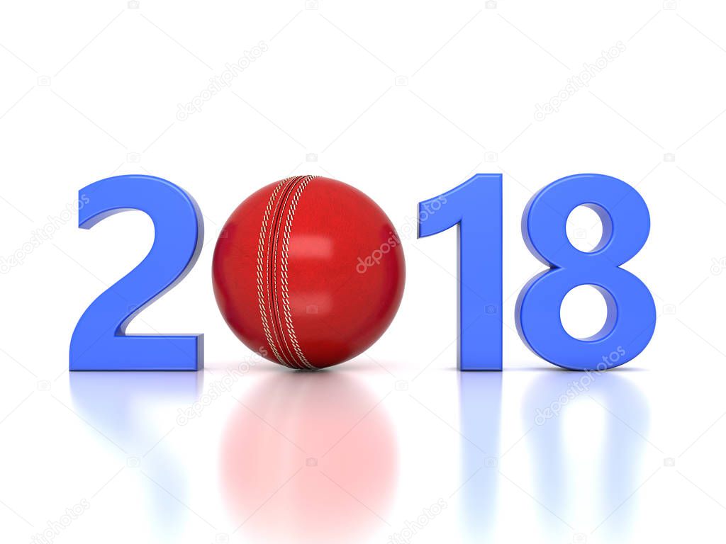     New Year 2018 - 3D Rendered Image 