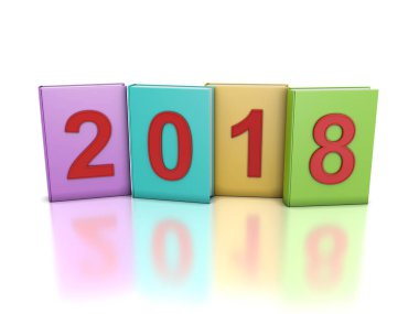 Ders kitapları ile yeni yıl 2018 