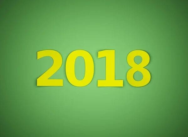 Yeni Yıl 2018 — Stok fotoğraf