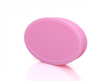 soap üzerinde beyaz izole