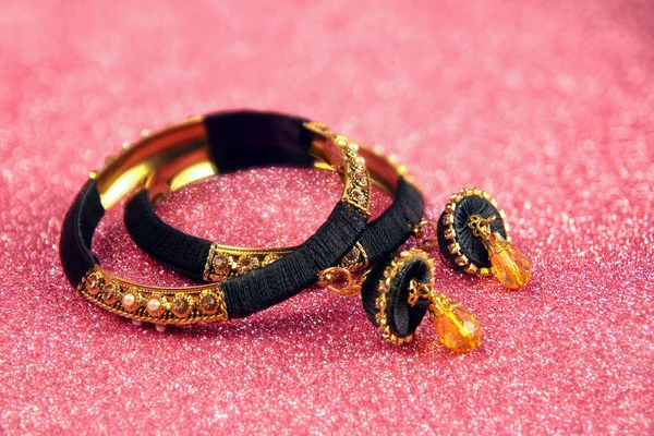 Indian Made Traditional Wedding Bangle — 스톡 사진