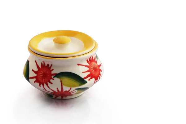 印度制陶瓷泡菜罐 — 图库照片
