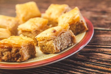 Türk geleneksel çerezleri: Pistachio Baklava