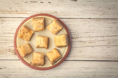 Türk geleneksel çerezleri: Pistachio Baklava