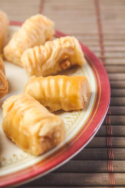 Güney Hindistan geleneksel çerezleri Pistachio Baklava