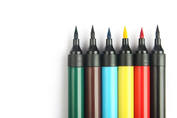 Caneta Desenho Desenho Multicolorido — Fotografia de Stock