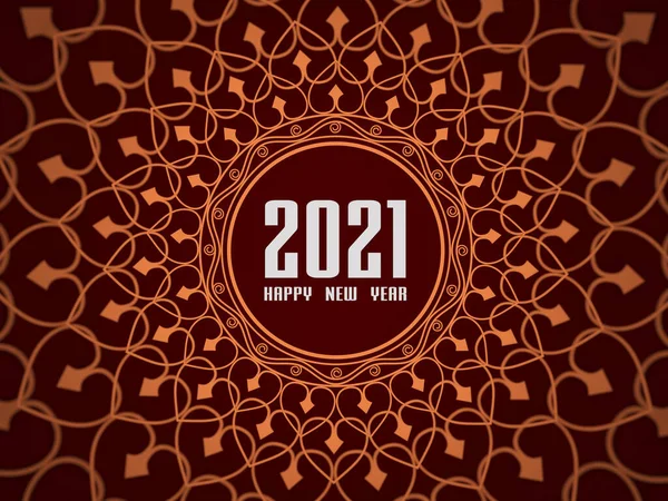 Nowy Rok 2021 Creative Design Concept Obraz Renderowany — Zdjęcie stockowe