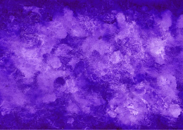 Hand painted watercolor violet and clouds, abstract watercolor background