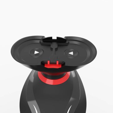 Tıraş beyaz arka plan üzerinde