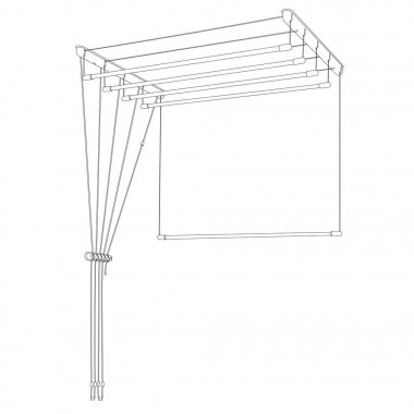 İçin giyim kurutucu tavan