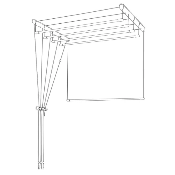 Сушилка для одежды — стоковый вектор