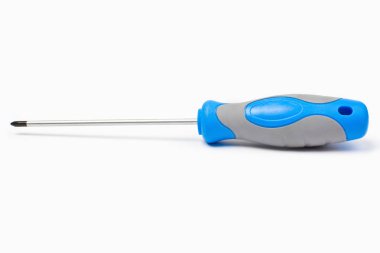 Mekanik Atölye Aletleri ve Sanayi Aletleri için Beyaz İzole Arkaplanda Modern Renkli Tornavida