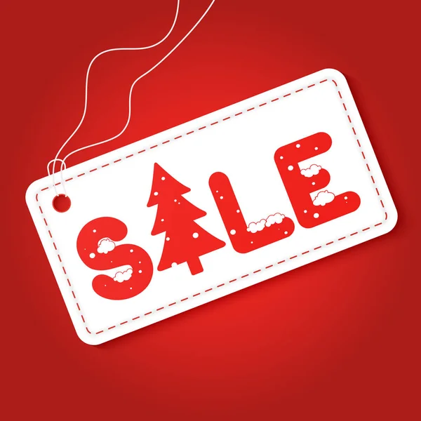 Büyük kış satış poster. Etiket etiket indirim. Mega perakende satışı büyük başlığı. Noel satış.
