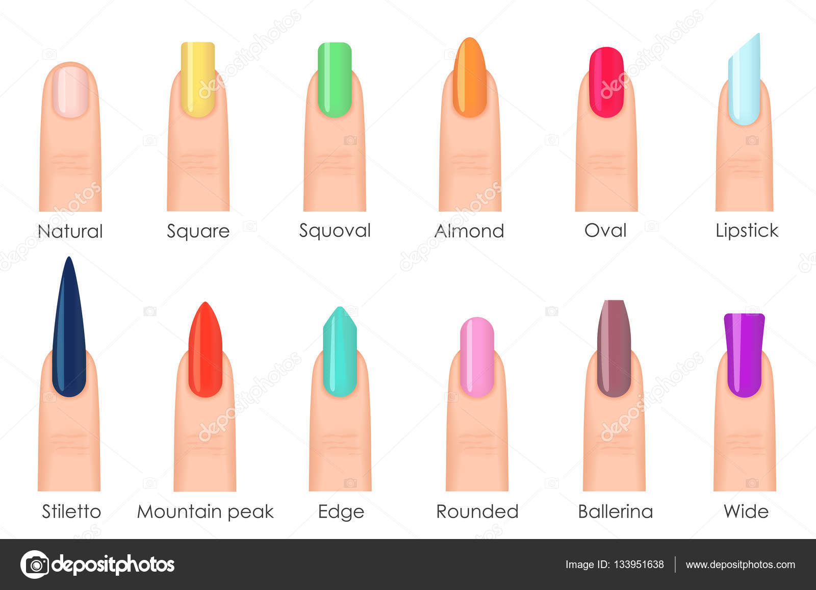7 Different Nail Shapes to Try in 2024 - MyGlamm