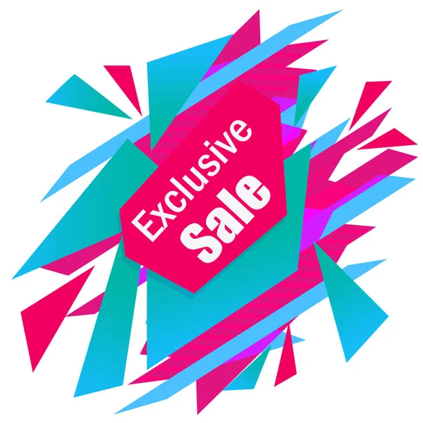 Limited Offer Mega Sale geometrical ultra modern banner. Sale poster. Big sale, special offer, discounts Vector illustration. — Stock Vector