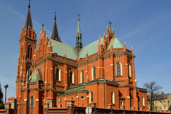 Церковь в Лодзи, Польша — стоковое фото