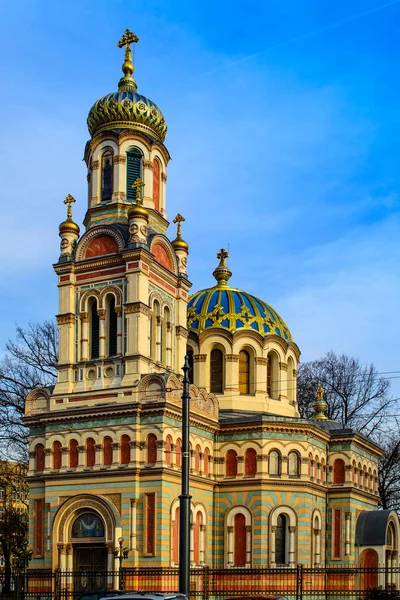Gereja Ortodoks di kota Lodz, Polandia — Stok Foto