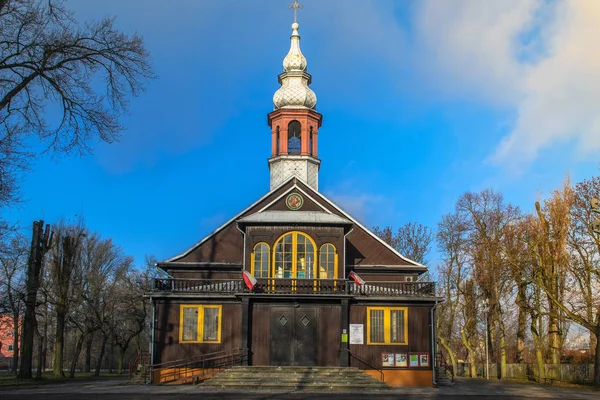 Kościół katolicki parafii, Łódź, Polska — Zdjęcie stockowe