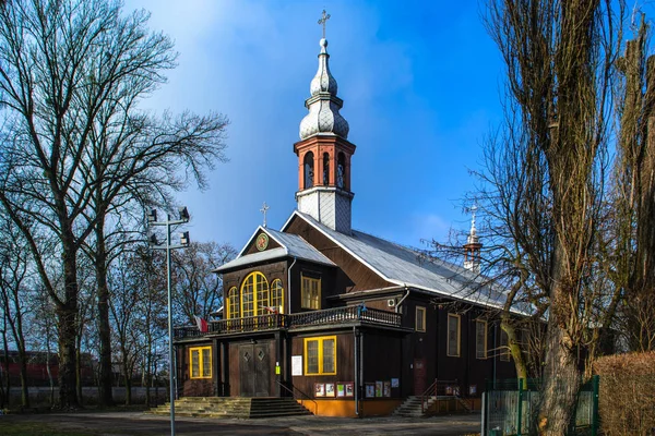 Romersk-katolska församlingkyrkan, Lodz, Polen — Stockfoto