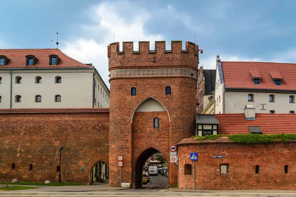 Река Висла в середине бега, Польша — стоковое фото