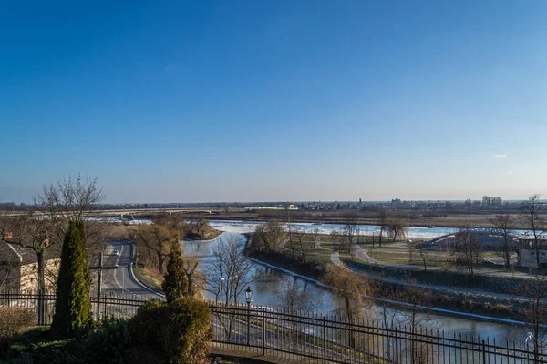 Panorama da cidade de Sandomierz, Polônia. — Fotografia de Stock