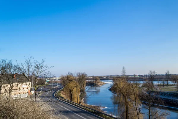 Панорама города Сандомир, Польша. — стоковое фото