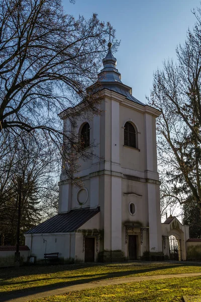 Tarihi çan kulesinde Sandomierz şehir, Polonya