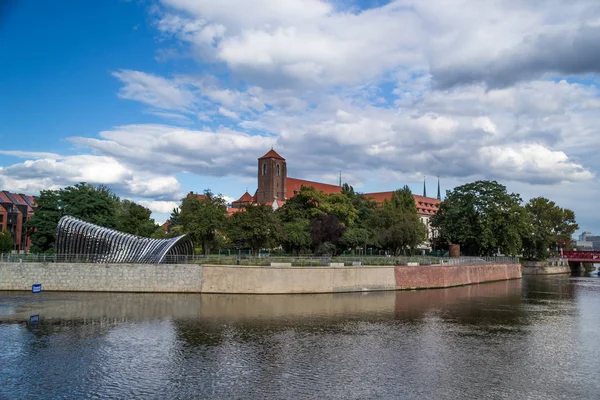 Şehrin Wroclaw, Polonya'nın eski şehir — Stok fotoğraf