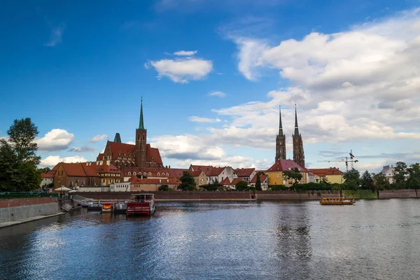 Stare miasto w mieście Wrocław — Zdjęcie stockowe