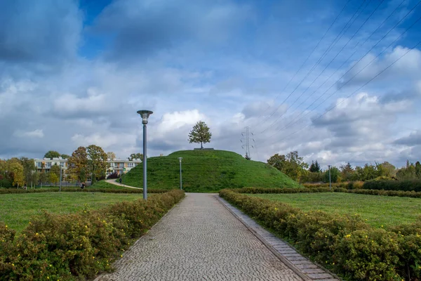 Парк в Лодзи, Польша — стоковое фото