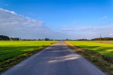 Sonbahar kırpma alanları ile tahıl ekili