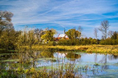 Yalnız kilise Marzenin, Polonya