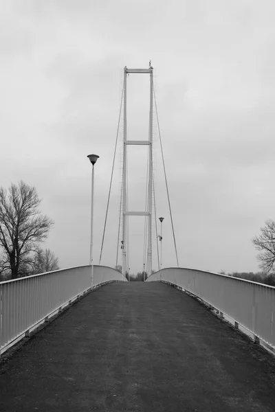 Pont en noir et blanc — Photo