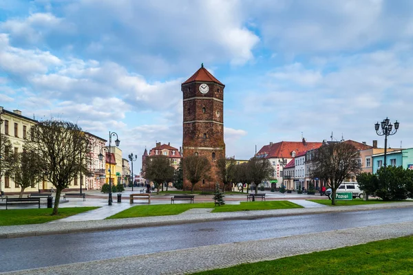 Věž Radnice Znin Postaven Letech 1447 1500 — Stock fotografie