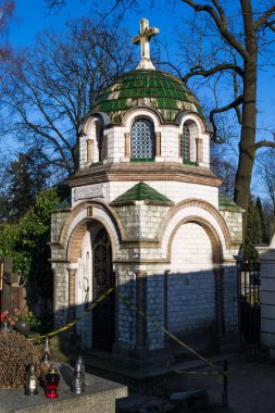 Lodz, Polonya şehirde eski mezarlığı