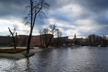 Değirmen Adası Bydgoszcz, Polonya'da 02/05/2018
