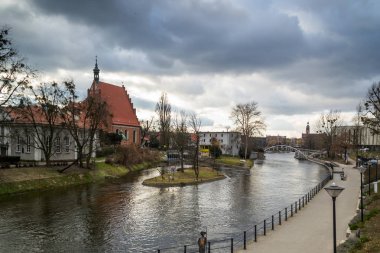 Değirmen Adası Bydgoszcz, Polonya'da 02/05/2018